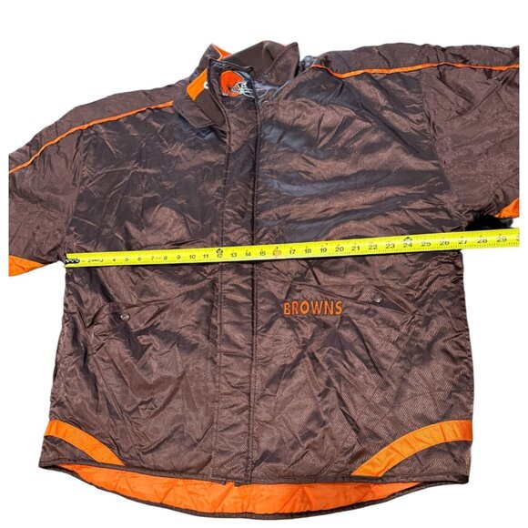 Vintage Cleveland Browns Pro Player winter Puffer Jacket Size L‎ | P1 - Picture 6 of 6